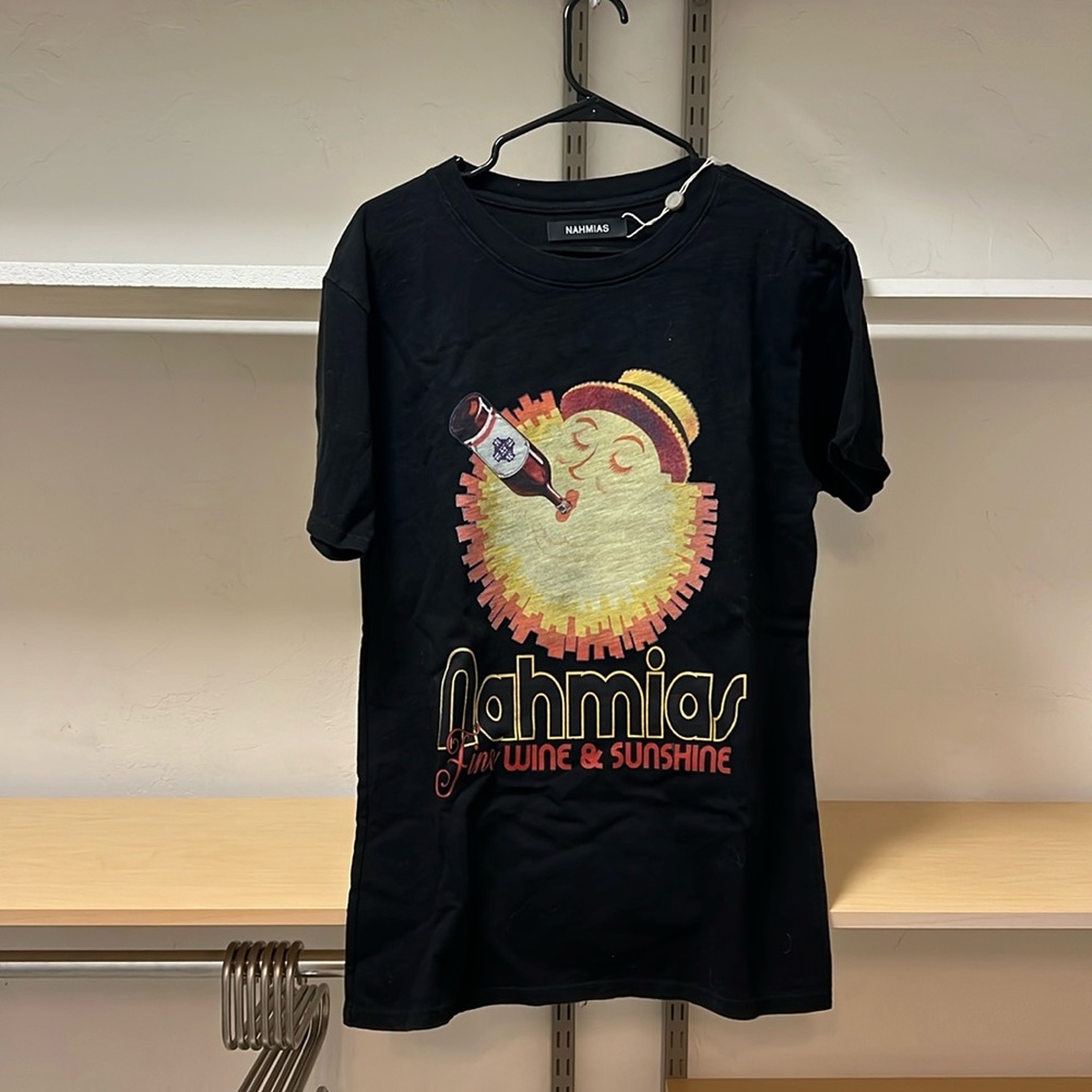 NAHMIAS short sleeve fine wine and sunshine tshirt